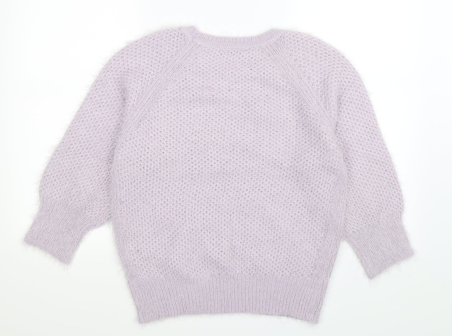 Dorothy Perkins Womens Purple  Knit Pullover Jumper Size 10