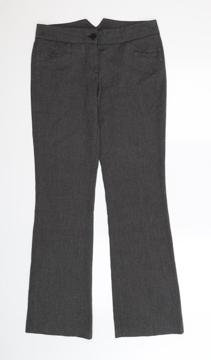 NAF NAF Womens Grey   Trousers  Size 32 in L32 in