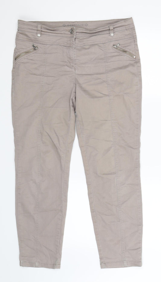 C&A Womens Grey   Jegging Jeans Size 34 in L27 in