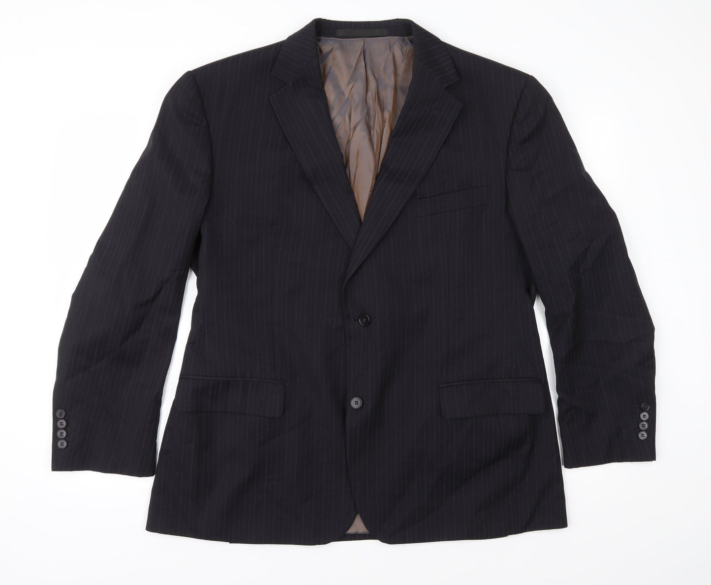 Mens UK Size 44 Marks and Spencer Regular Blue Suit Jacket