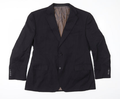 Mens UK Size 44 Marks and Spencer Regular Blue Suit Jacket