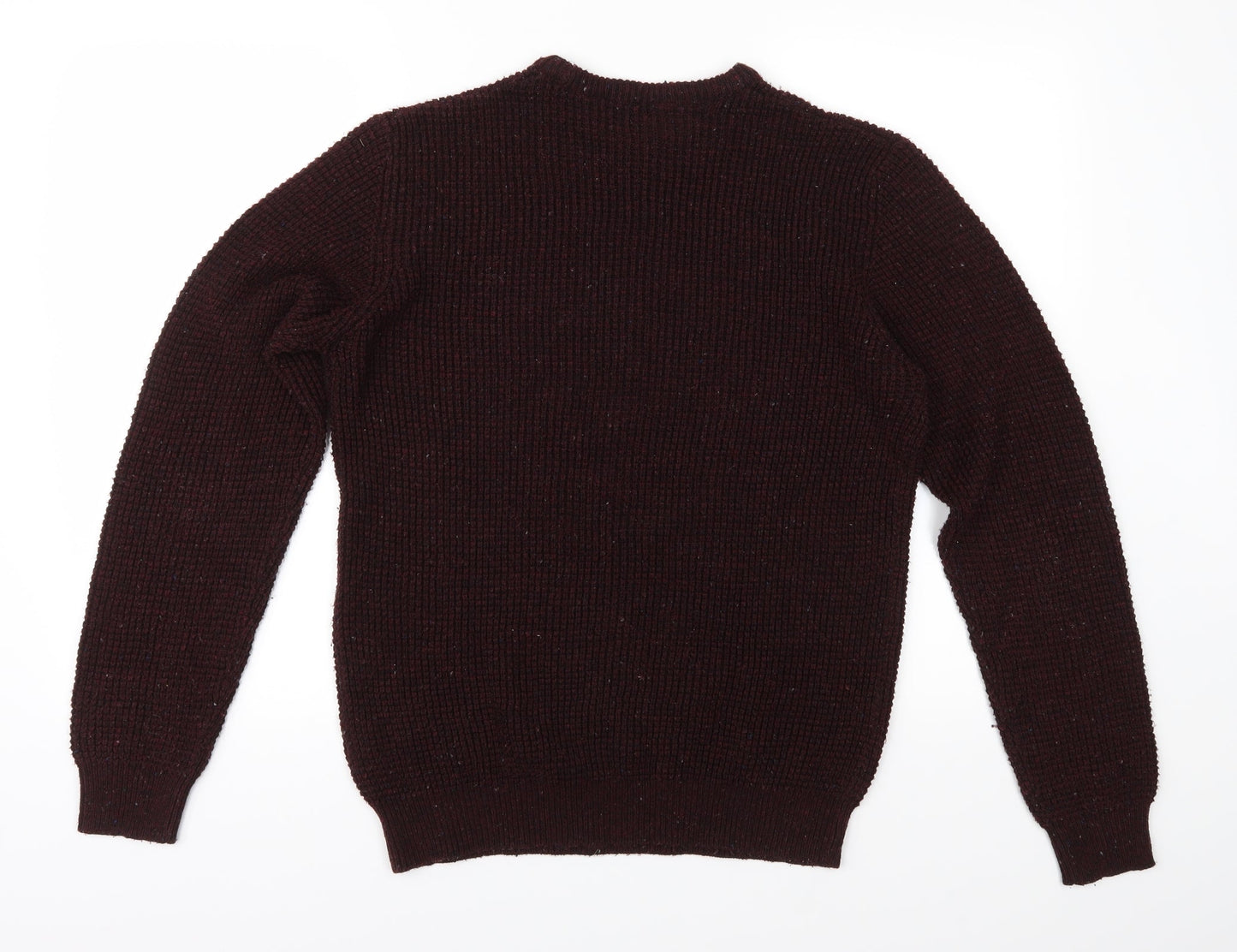 Cedar Wood State Mens Red  Knit Pullover Jumper Size M