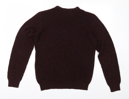 Cedar Wood State Mens Red  Knit Pullover Jumper Size M