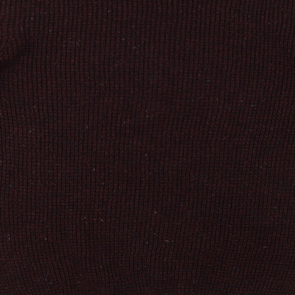 Cedar Wood State Mens Red  Knit Pullover Jumper Size M