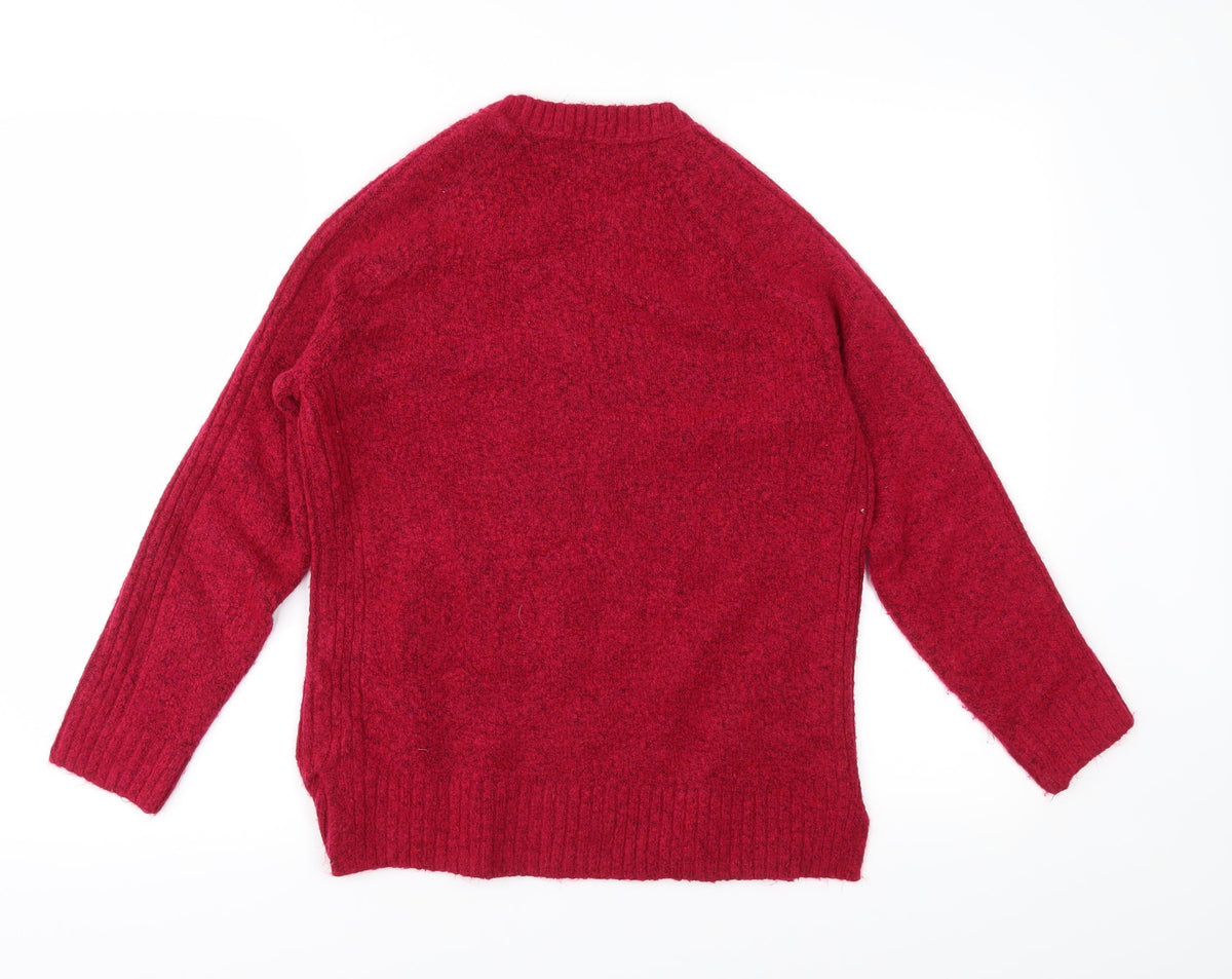 Marks & Spencer Womens Pink  Knit Pullover Jumper Size S