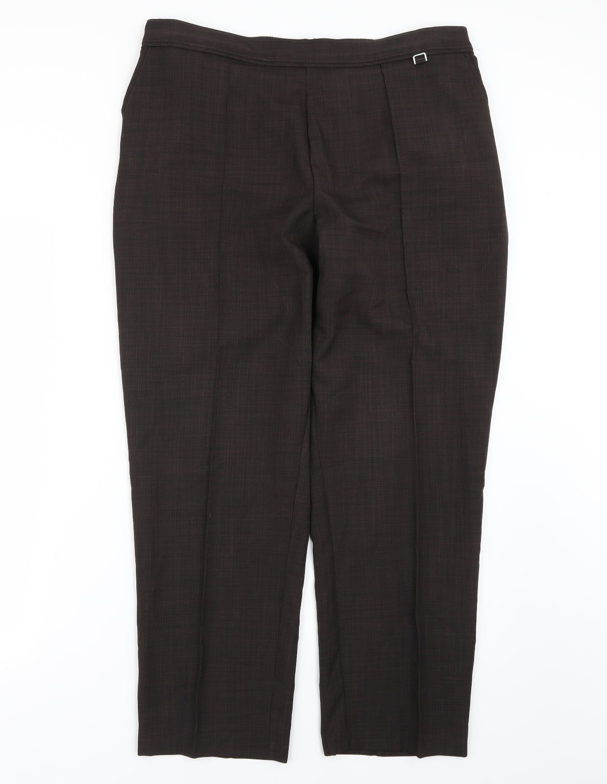 Womens UK Size 16 Marks and Spencer Regular Fit  Brown Trousers