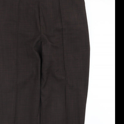 Womens UK Size 16 Marks and Spencer Regular Fit  Brown Trousers