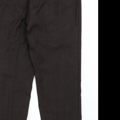 Womens UK Size 16 Marks and Spencer Regular Fit  Brown Trousers