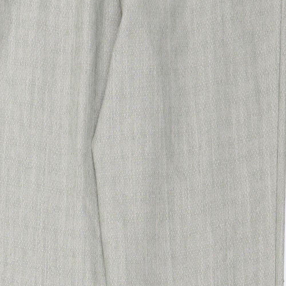 Womens UK Size 14 Marks and Spencer Regular Fit  Green Trousers