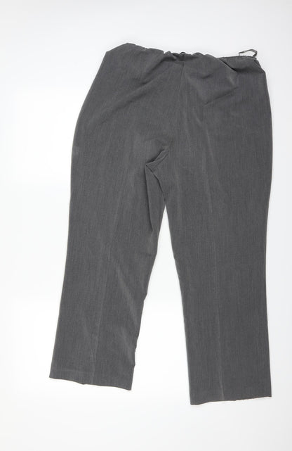 Preworn Womens Grey   Trousers  Size 16 L25 in