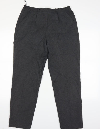 Classics Womens Grey    Trousers Size 14 L26 in