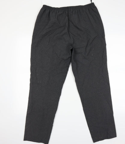 Classics Womens Grey    Trousers Size 14 L26 in
