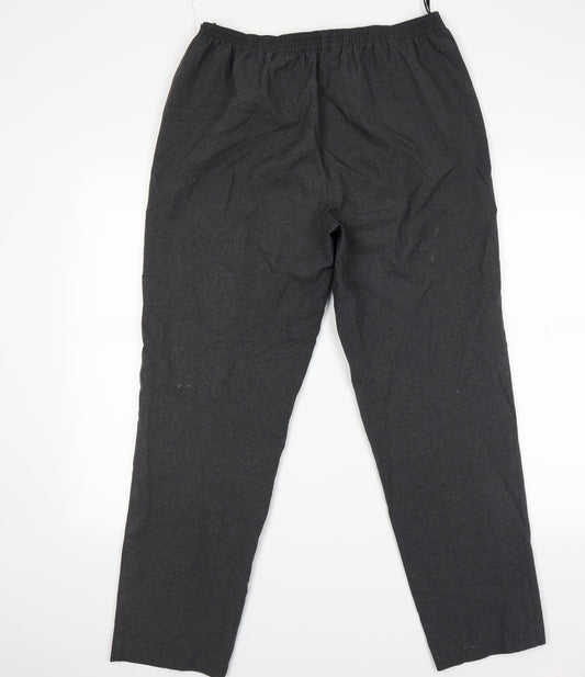 Classics Womens Grey    Trousers Size 14 L26 in