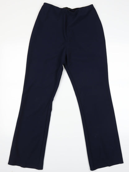 Preworn Womens Blue   Trousers  Size 14 L28 in