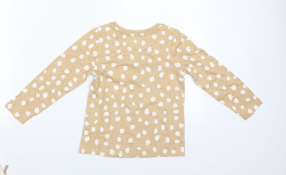 Nutmeg Girls Brown Polka Dot    Size 4-5 Years