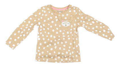 Nutmeg Girls Brown Polka Dot    Size 4-5 Years