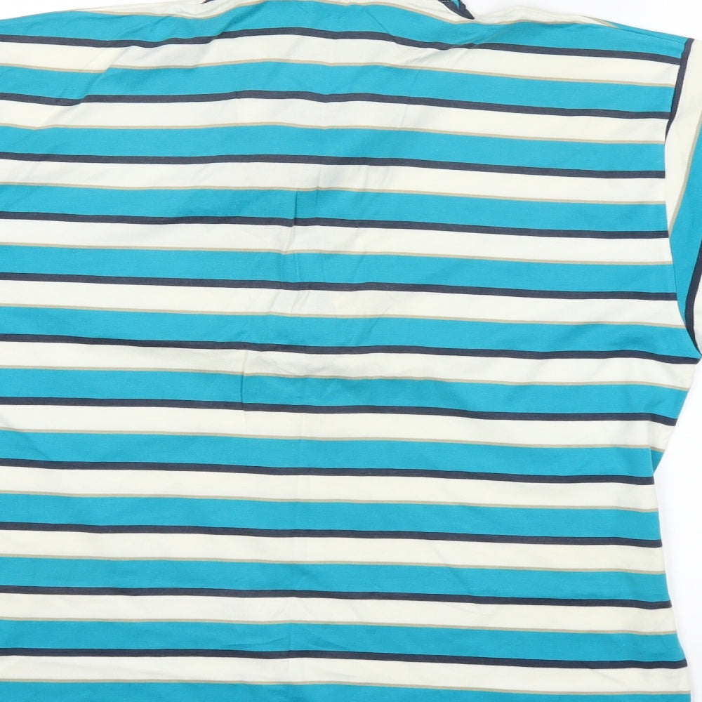 BLANCARD Mens Multicoloured Striped   Polo Size M