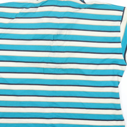 BLANCARD Mens Multicoloured Striped   Polo Size M