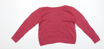 Sfera Girls Pink   Pullover Jumper Size 9-10 Years