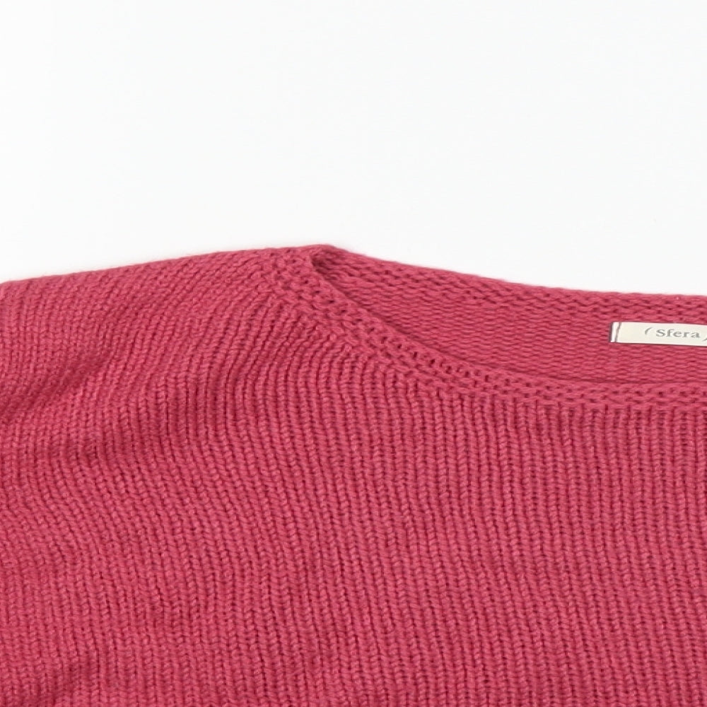 Sfera Girls Pink   Pullover Jumper Size 9-10 Years