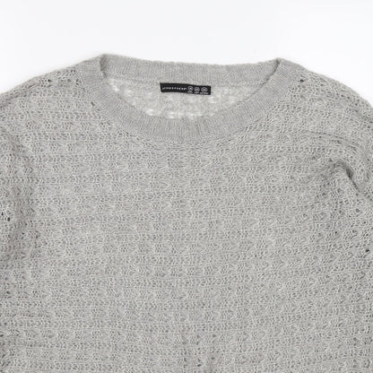 Atmosphere Womens Grey  Knit Pullover Jumper Size 10