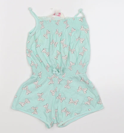 Girl2Girl Girls Green Flecked  Playsuit One-Piece Size 2-3 Years  - BOWS