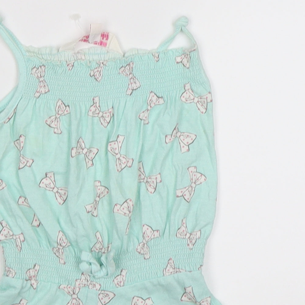 Girl2Girl Girls Green Flecked  Playsuit One-Piece Size 2-3 Years  - BOWS