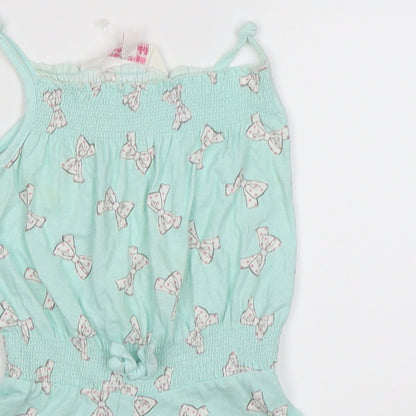 Girl2Girl Girls Green Flecked  Playsuit One-Piece Size 2-3 Years  - BOWS