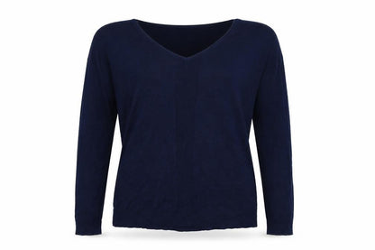FGEORGE Womens Blue  Knit Pullover Jumper Size 14