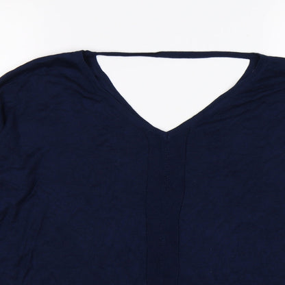 FGEORGE Womens Blue  Knit Pullover Jumper Size 14
