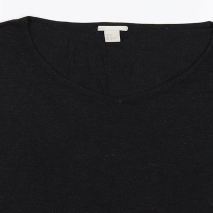 H&M Womens Grey  Knit Pullover Jumper Size M