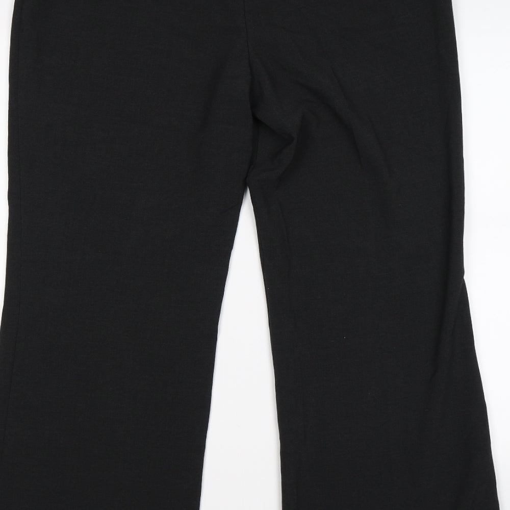 Womens UK Size 14 Marks and Spencer Regular Fit  Grey Trousers