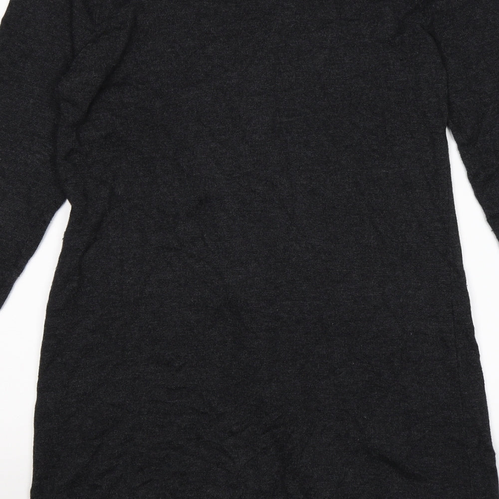 Autograph Womens Grey  Knit Jumper Dress  Size 12