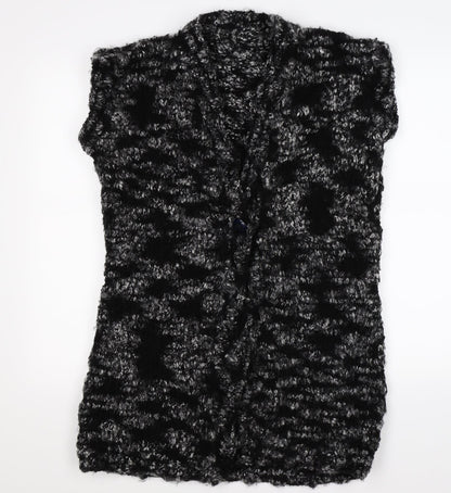 Preworn Womens Grey  Knit Cardigan Jumper One Size