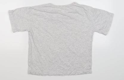 Emoji Girls Grey   Basic T-Shirt Size 11-12 Years  - DREAM UNICORN
