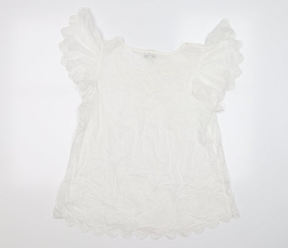 Gap Womens White   Tunic T-Shirt Size L