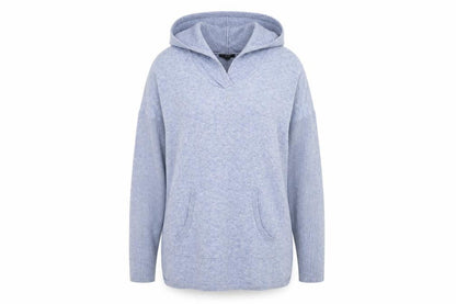 cynus Womens Blue   Pullover Hoodie Size L