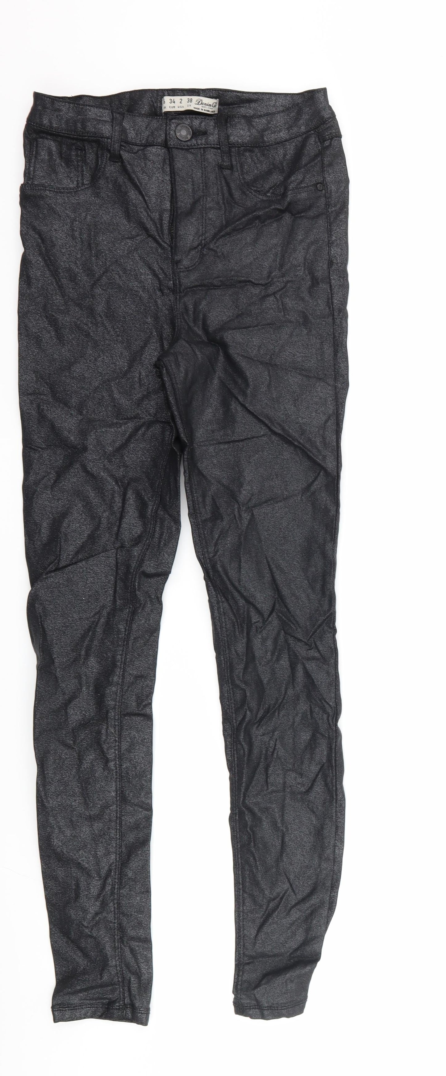 Denim co Womens Black   Skinny Jeans Size 6 L27 in