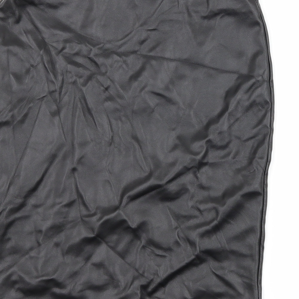 PRETTYLITTLETHING Womens Black   Straight & Pencil Skirt Size 6