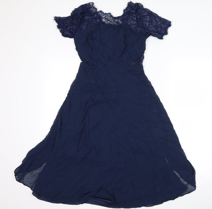 ASOS Womens Blue   A-Line  Size 8