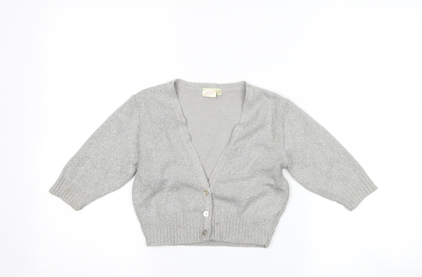New Look Girls Grey   Shrug Jumper Size 8 Years