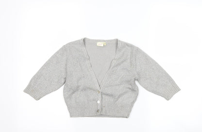 New Look Girls Grey   Shrug Jumper Size 8 Years