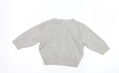 New Look Girls Grey   Shrug Jumper Size 8 Years