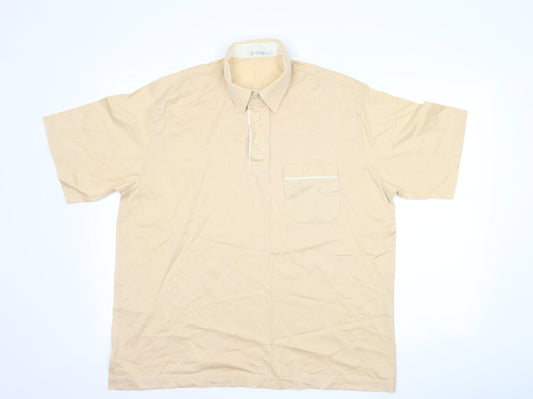 St Micheal Mens Beige    Polo Size XL