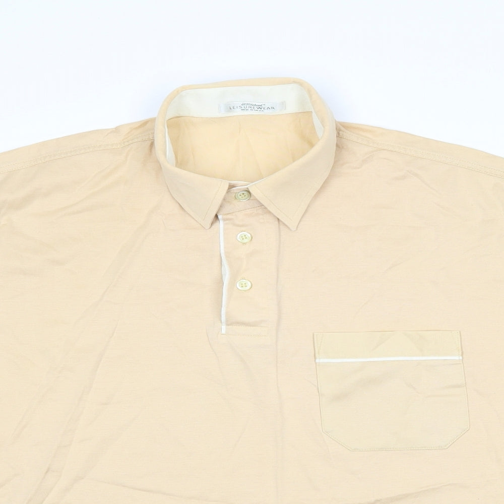 St Micheal Mens Beige    Polo Size XL
