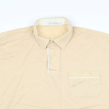 St Micheal Mens Beige    Polo Size XL