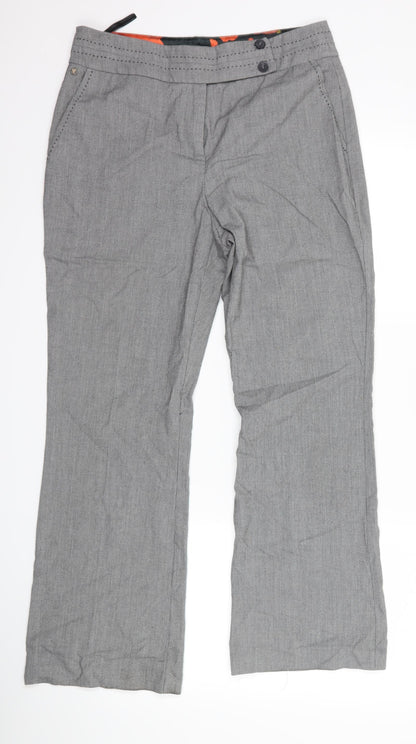 Womens UK Size 10 Per Una Regular Fit  Grey Trousers