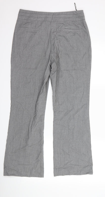 Womens UK Size 10 Per Una Regular Fit  Grey Trousers