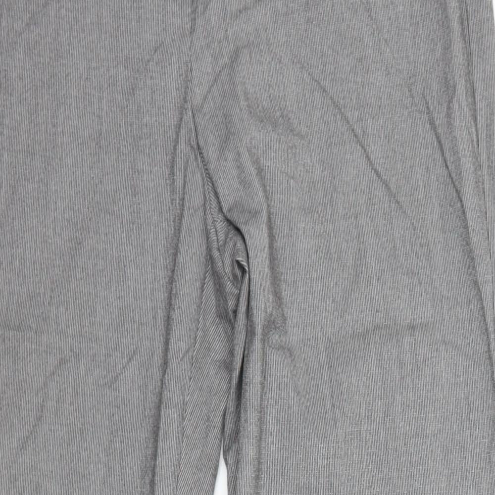 Womens UK Size 10 Per Una Regular Fit  Grey Trousers