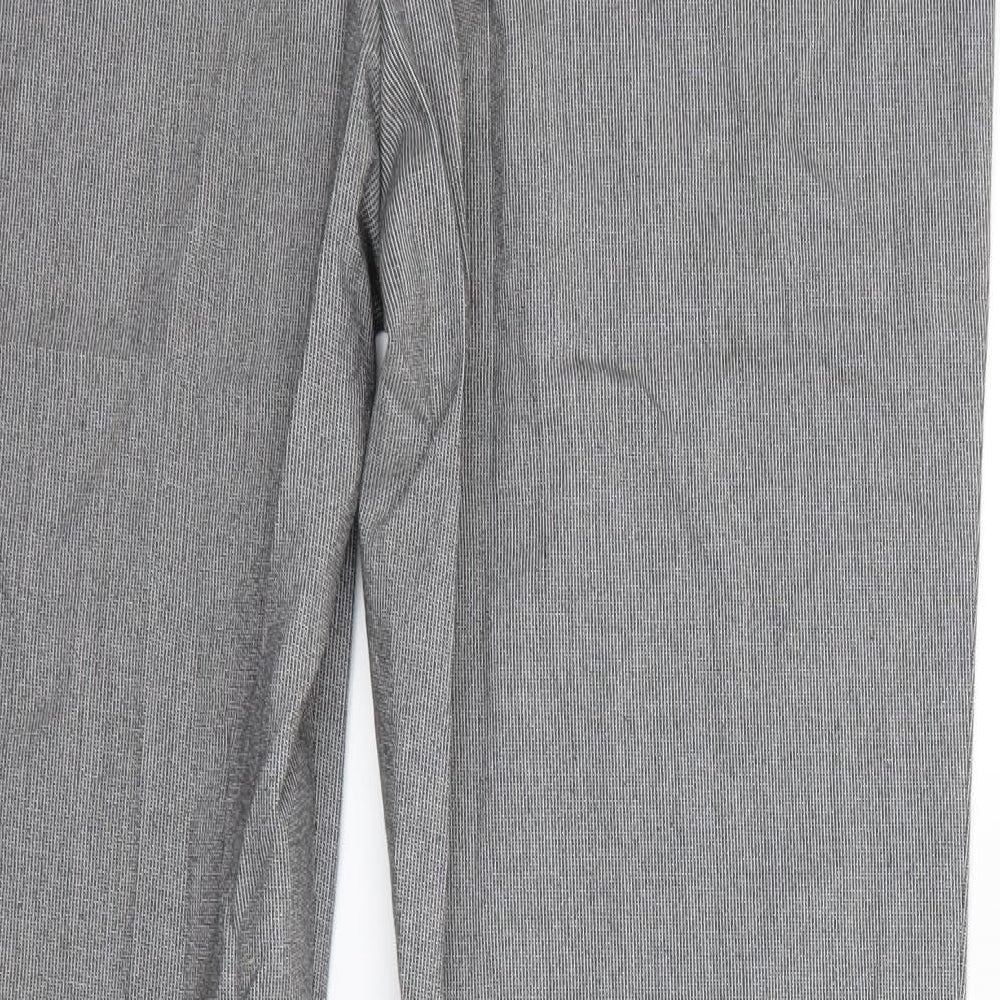 Womens UK Size 10 Per Una Regular Fit  Grey Trousers